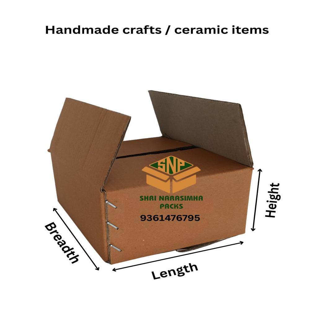 Handmade crafts / ceramic items packing box