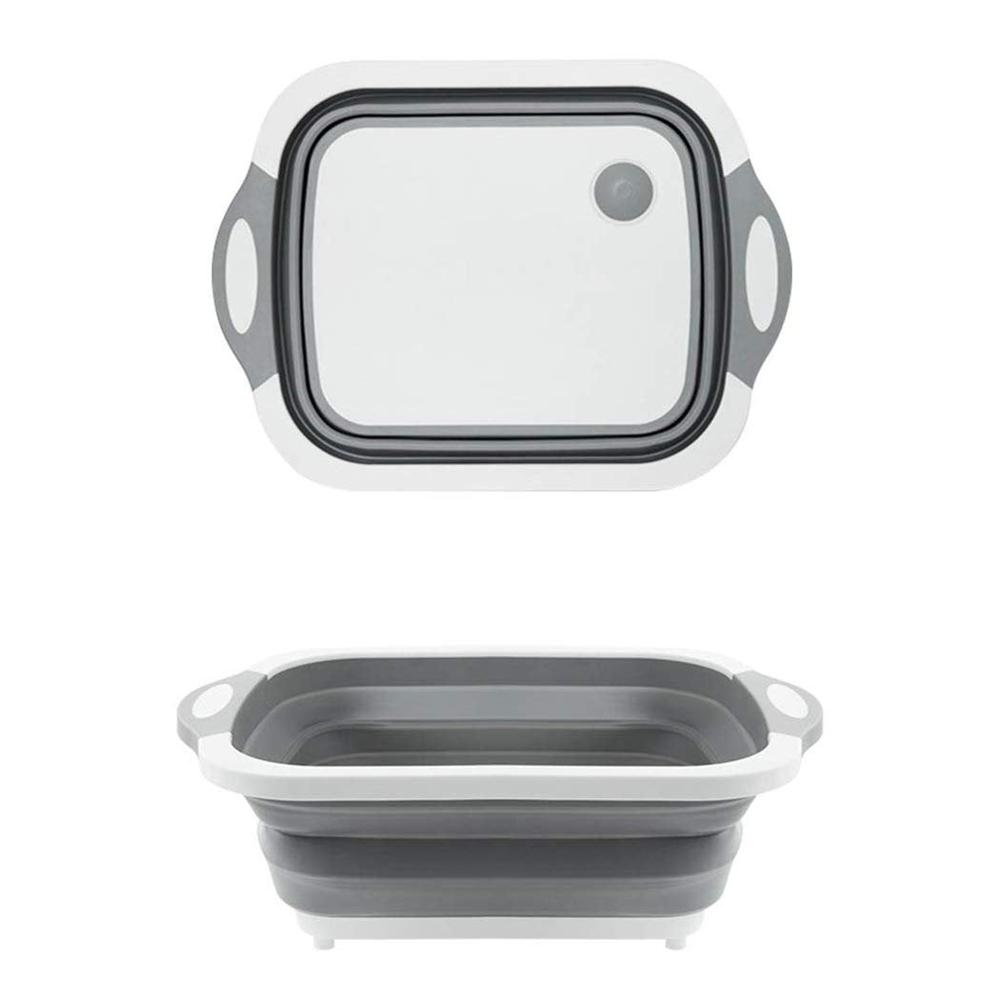 Multi-function Dish Rack & Chopping Board - Color: Mix