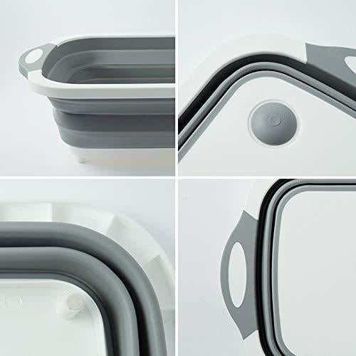 Multi-function Dish Rack & Chopping Board - Color: Mix