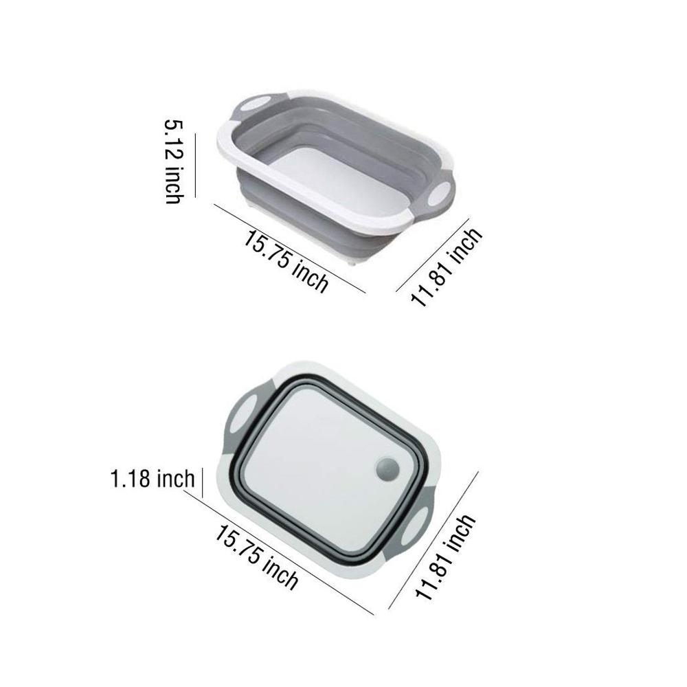 Multi-function Dish Rack & Chopping Board - Color: Mix