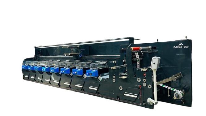 Flexo graphic label printing machine