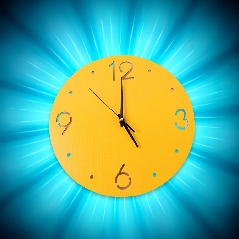 Modern Minimalist Wall Clock for Home & Office Dcor (1 Pc)