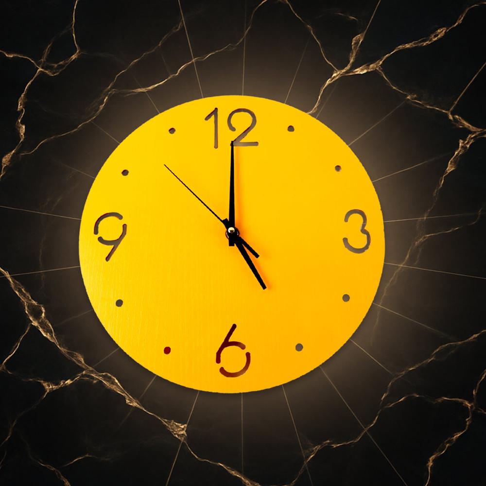 Modern Minimalist Wall Clock for Home & Office Dcor (1 Pc)