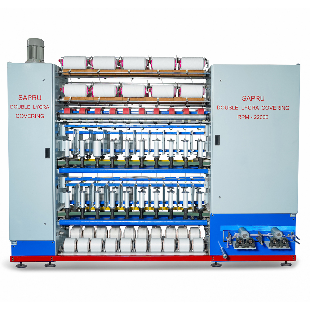 22000RPM Double Lycra Covering Machine