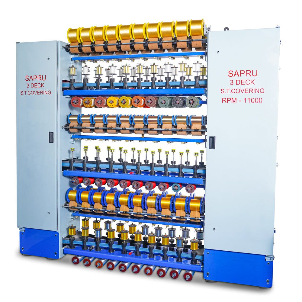 RPM11000 3 Deck Jari Covering Machine