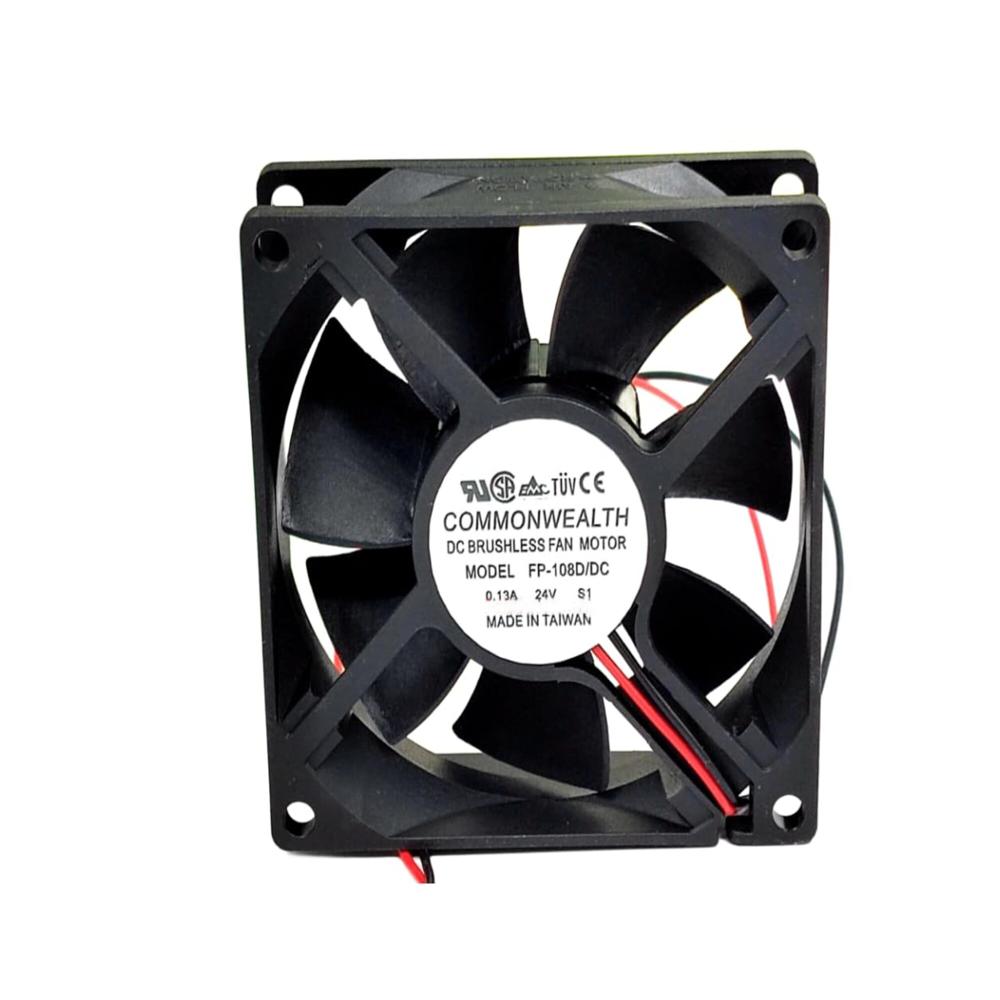 COMMONWEALTH FP-108D/DC 24V DC 0.13A 8025mm Ball Bearing Industrial Inverter Axial Cooling Fan