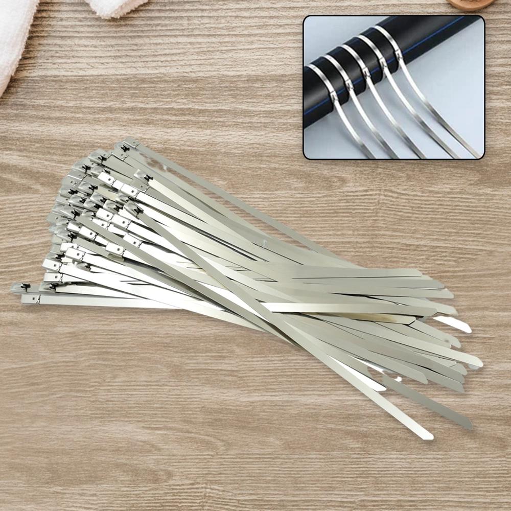 Stainless Steel Cable Ties for Solar & Home Use (100 Pc 4.6x100mm)