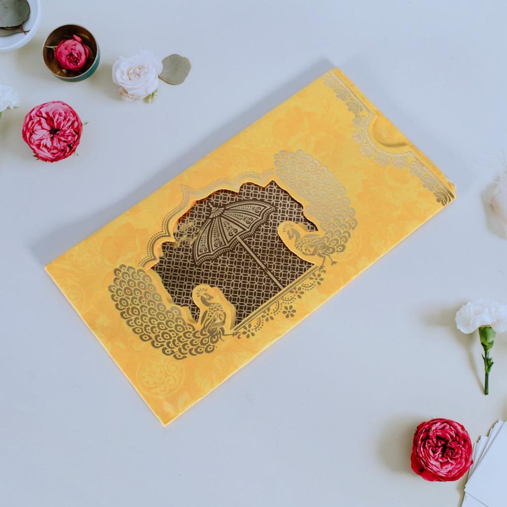 Wedding & Celebration Money Gift Envelopes For Shagun & Gifting (10 Pcs Set) - Color: Mix