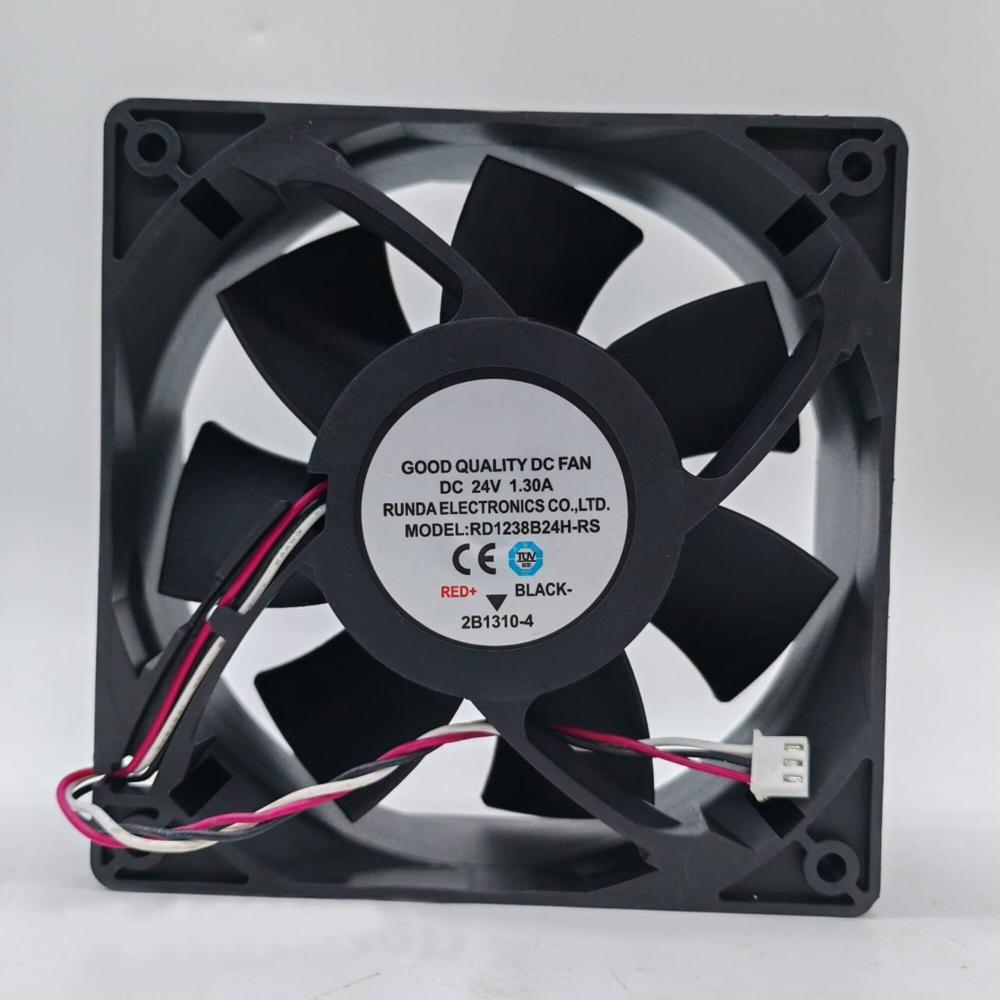 RUNDA RD1238B24H-RS 24V DC 1.30A 12038mm Ball Bearing Industrial Inverter Axial Cooling Fan