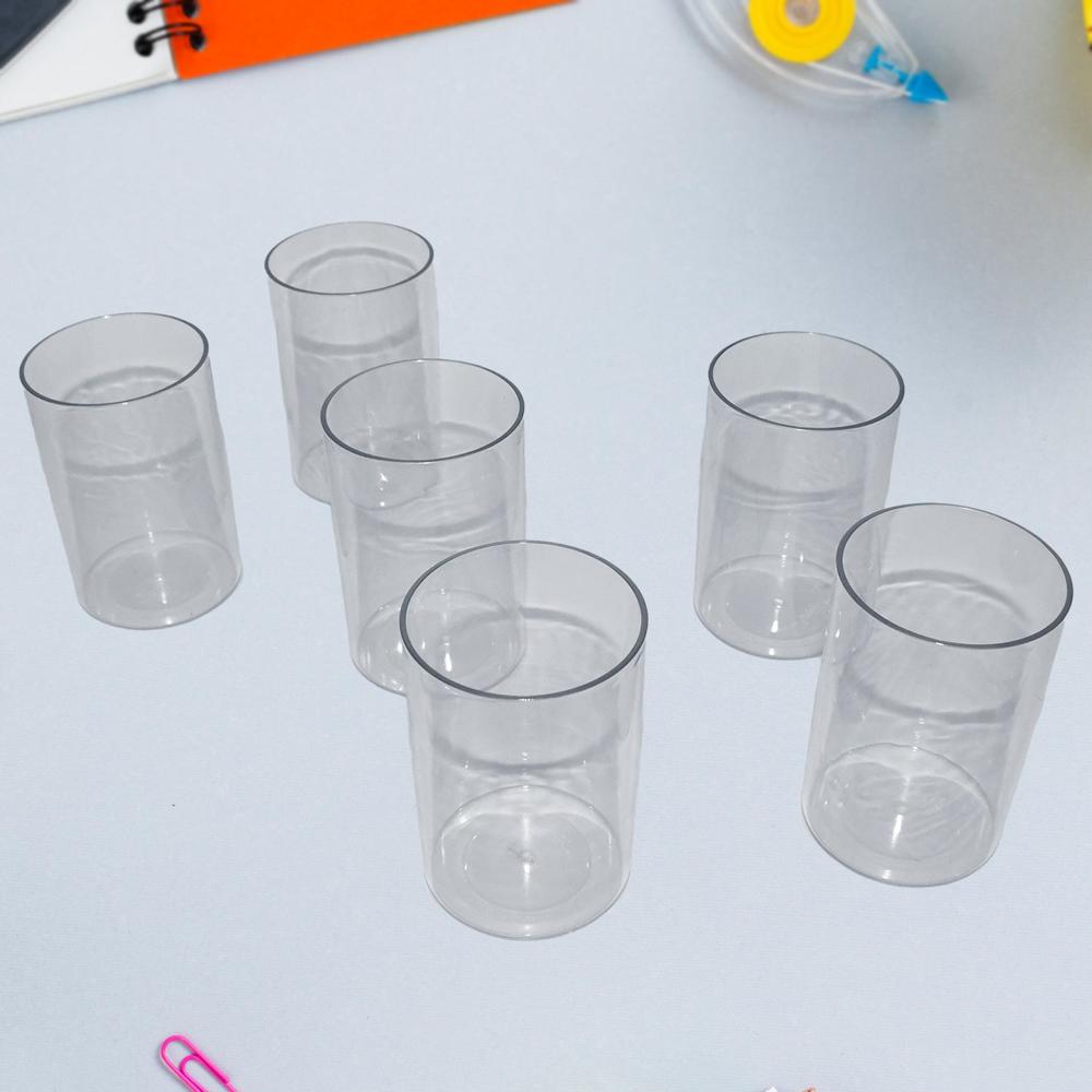 Apex Everyday Plastic Glass Set  6 Pieces Lightweight & Unbreakable