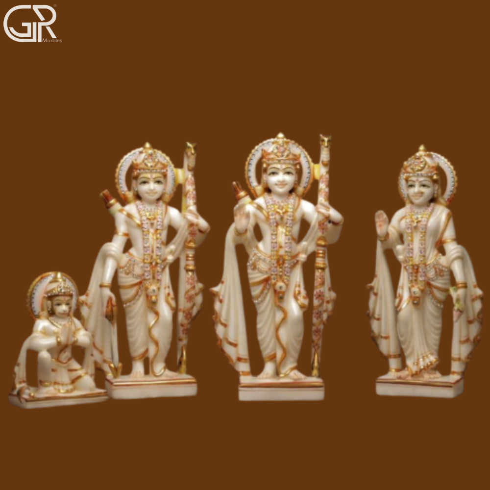 Marble Ram Darbar Murti