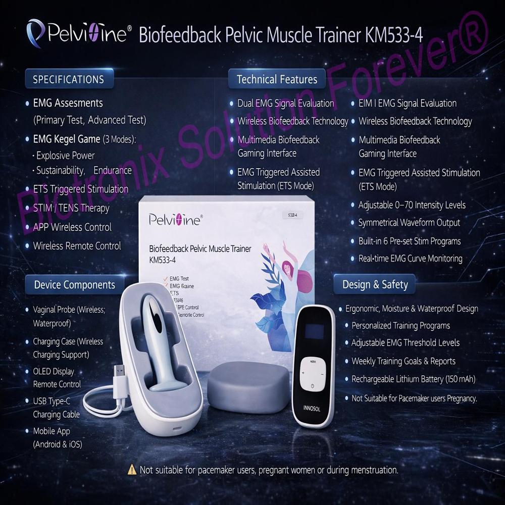 KM-533-4 Advanced Pelvic Muscle Exercise Machine for Daily Recovery