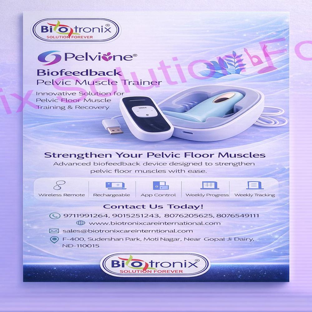 Wireless Pelvic Floor Therapy Trainer with Real-Time Biofeedback Analysis