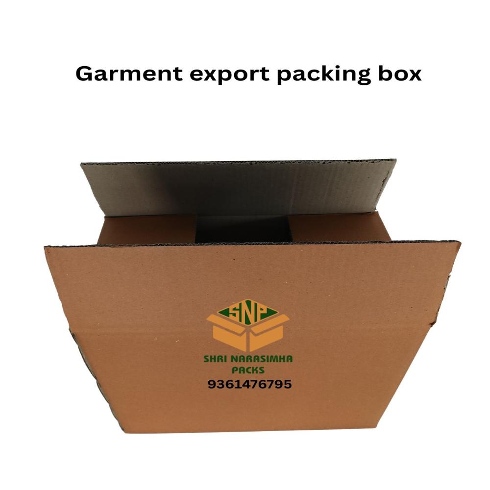 Garment export packing box