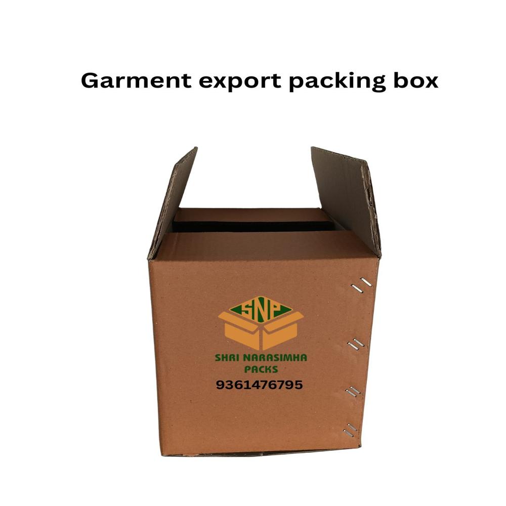 Garment export packing box