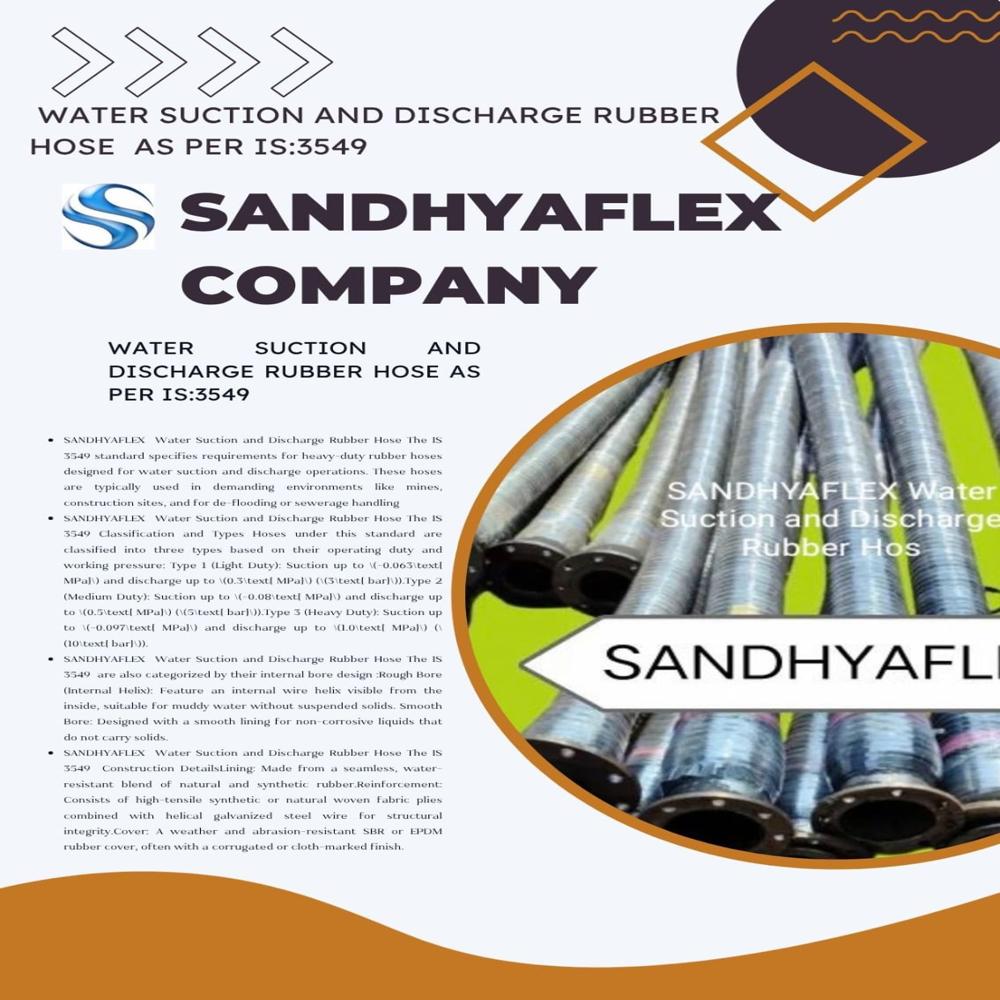 water suction Rubber Hose