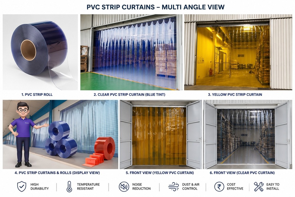 Transparent Pvc Strip Curtain - Density: 1.25 Gram Per Cubic Centimeter(G/Cm3)