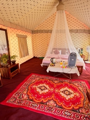 Luxury attach bathroom Tent