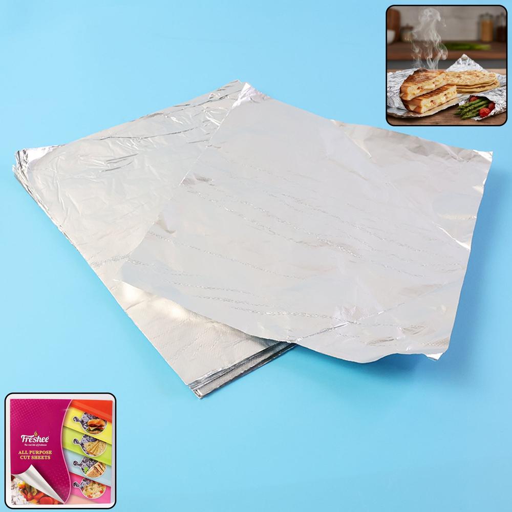Aluminium Foil Cut Sheets 220250 mm  50 Sheets