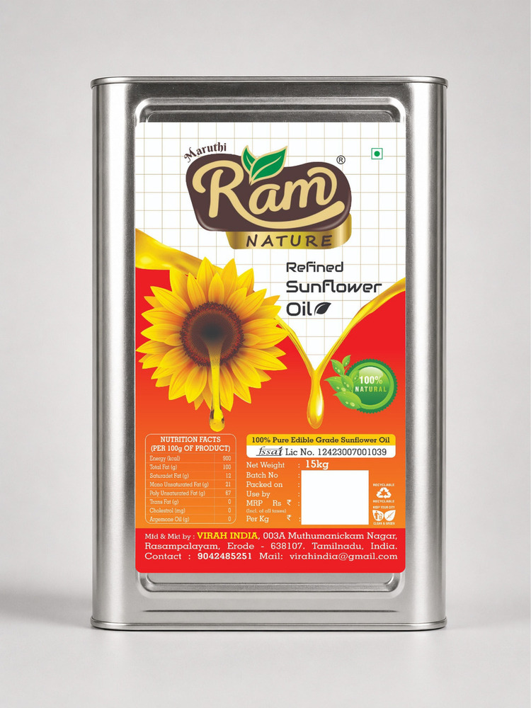 Ram Nature Refined Sunflower Oil