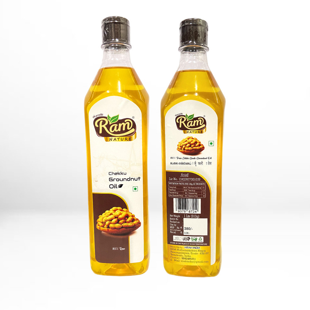 Ram Nature Chekku Groundnut Oil