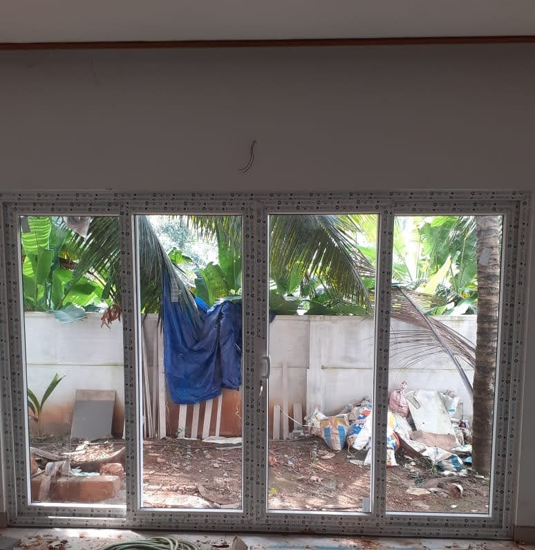 Upvc Sliding door- 2 track (4 shulter)- 10 x 7 size