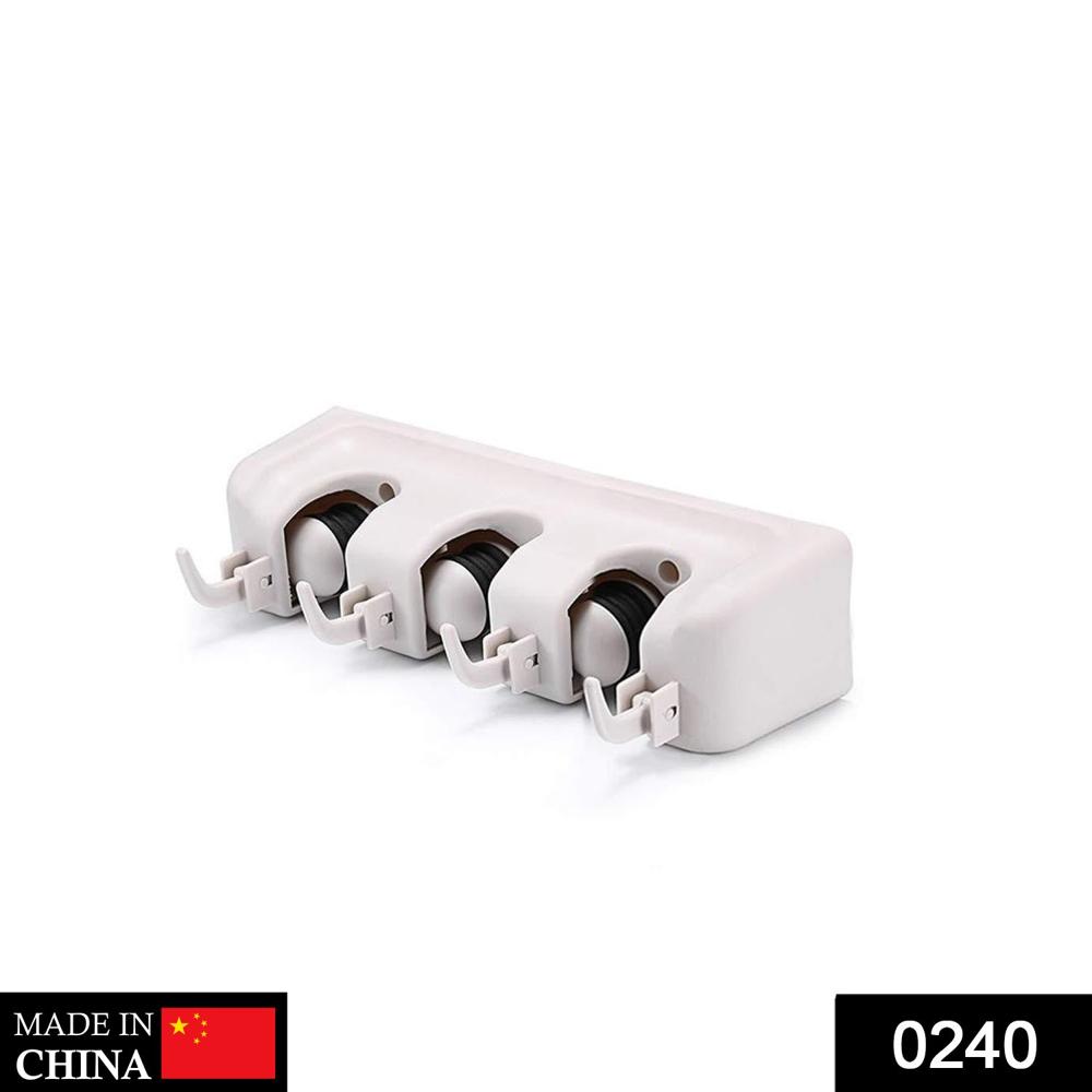 3 Layer Mop And Broom Holder - Color: Mix