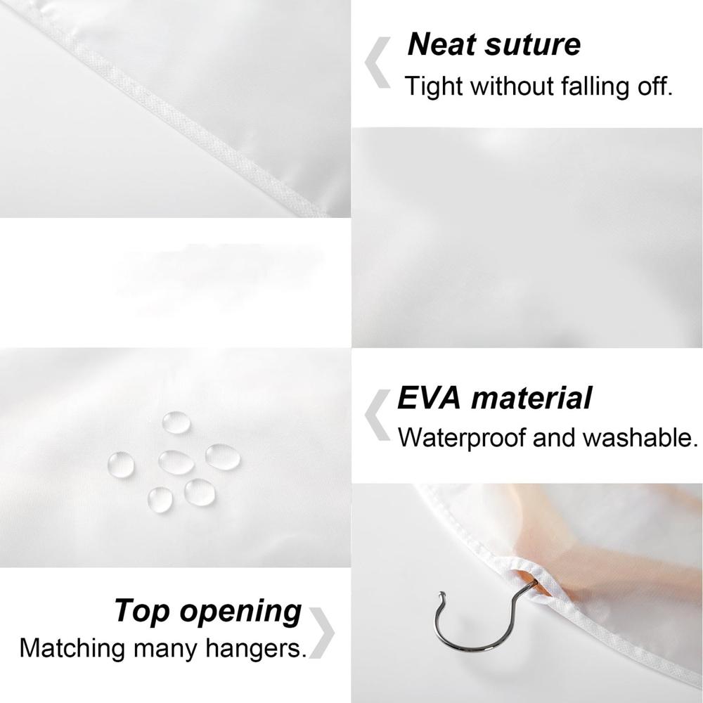 Short Hanging Garment Storage Cover Pack of 5 (60  80 cm)