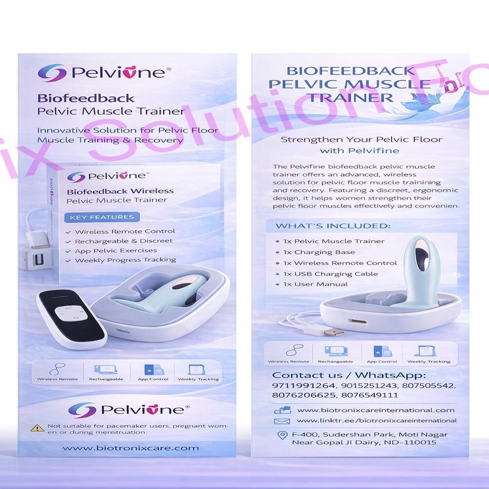 KM-533-4 Wireless Pelvic Floor Therapy Machine with Smart Rehabilitation Modes