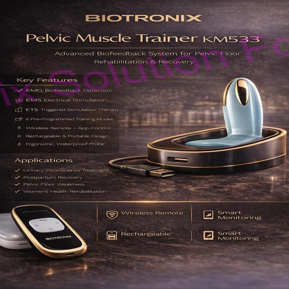KM-533-4 Wireless Pelvic Floor Therapy Machine with Smart Rehabilitation Modes