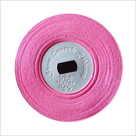 सादा गुलाबी रंग का डबल साटन रिबन