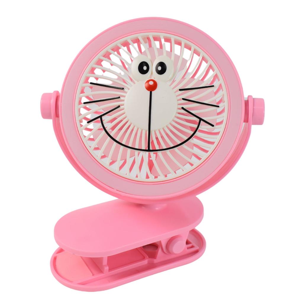 USB Portable Mini Desk Fan with Light  Personal Table Fan (1 Pc)