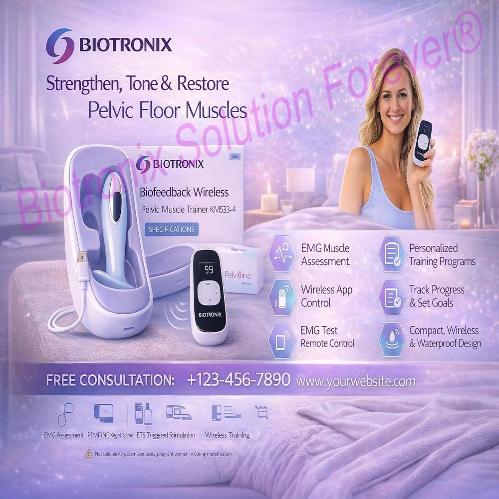 Smart Pelvic Muscle Strengthening Device with APP Controlled Functions