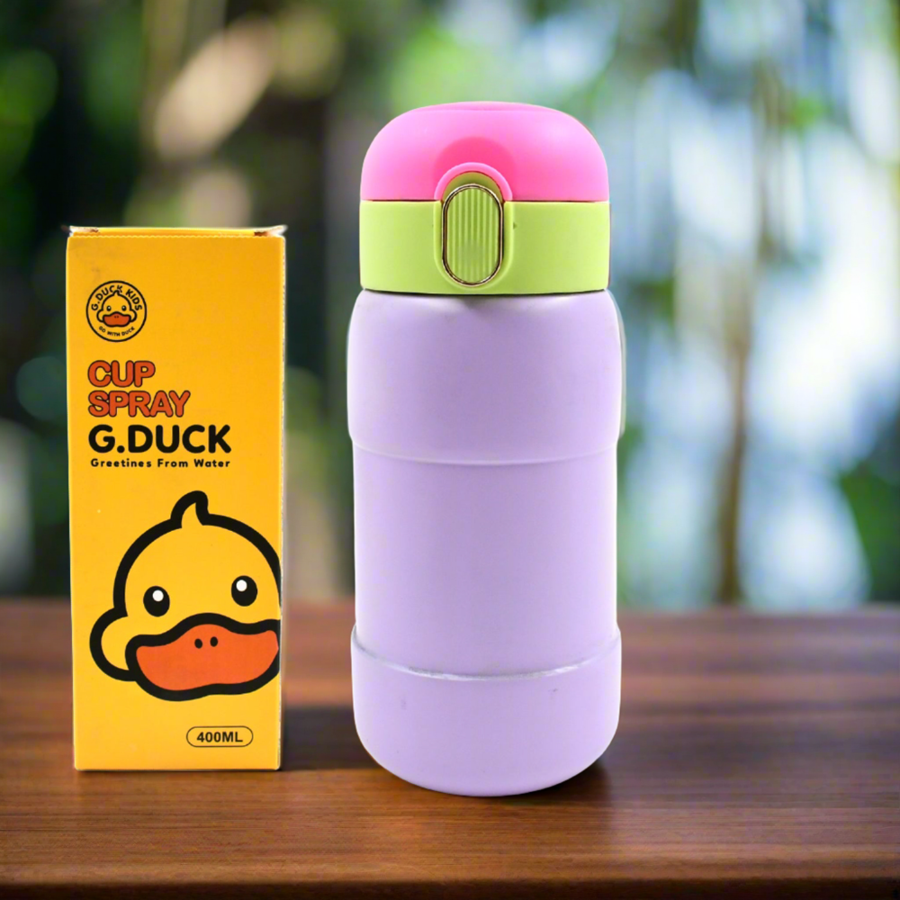 Duckstainless Steel Water Bottle (1 Pc / Mix Design) - Product Type: Kitchen Utility Products