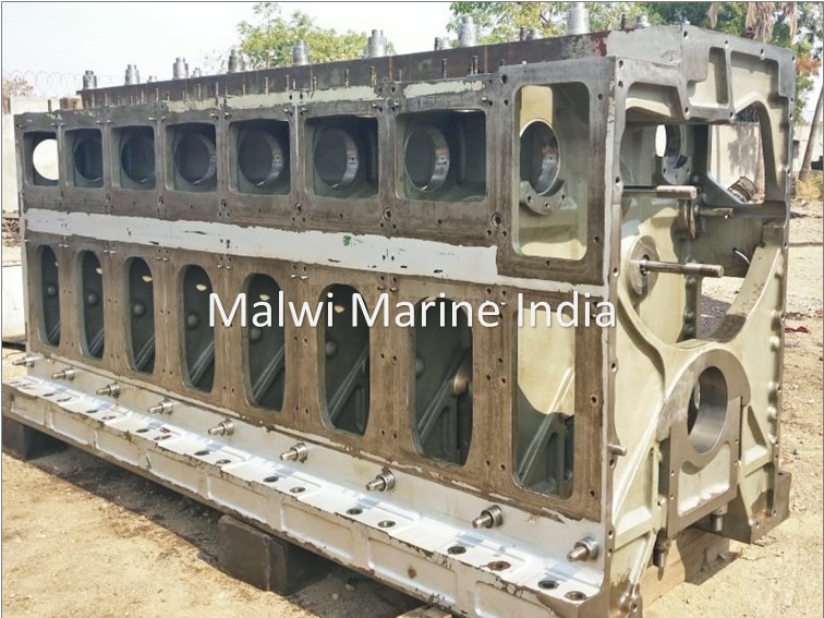 MAN - 9L27/38 - 8L27/38 - 7L27/38 - 6L27/38 - CYLINDER BLOCK - ENGINE FRAME