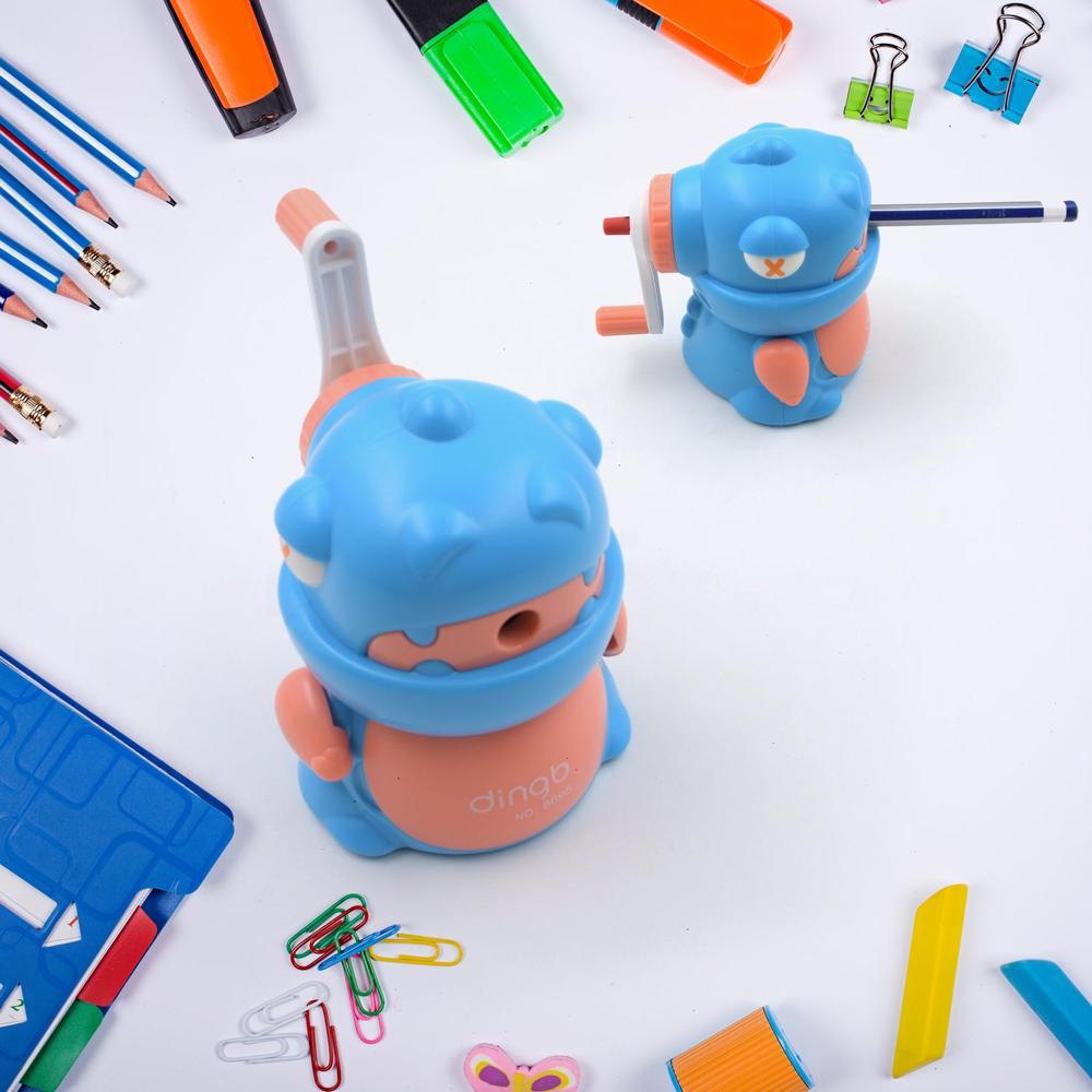 Sharpener For Pencil With Removable Tray Hardiness Steel Cutterr Birthday Return Gift - Color: Mix