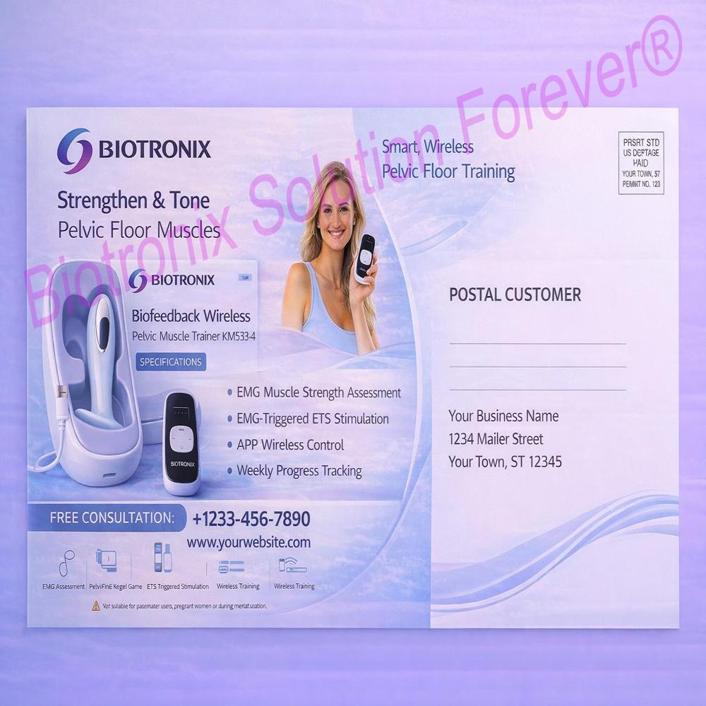Wireless Pelvic Floor Exercise System for Bladder Control Improvement