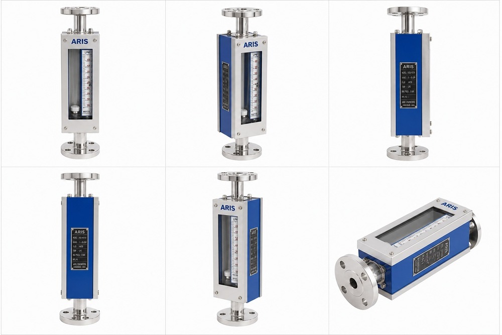 Acrylic Watergas Rotameters - Application: Water / Air / Gas