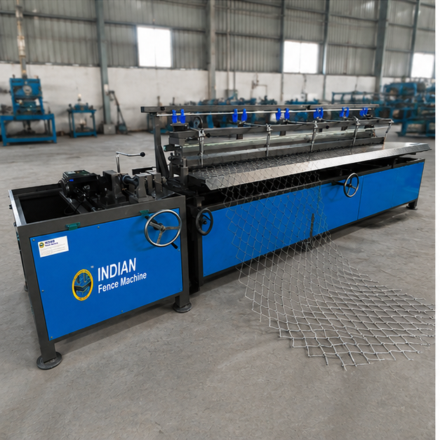 Semi Automatic Chain Link Fencing Machine