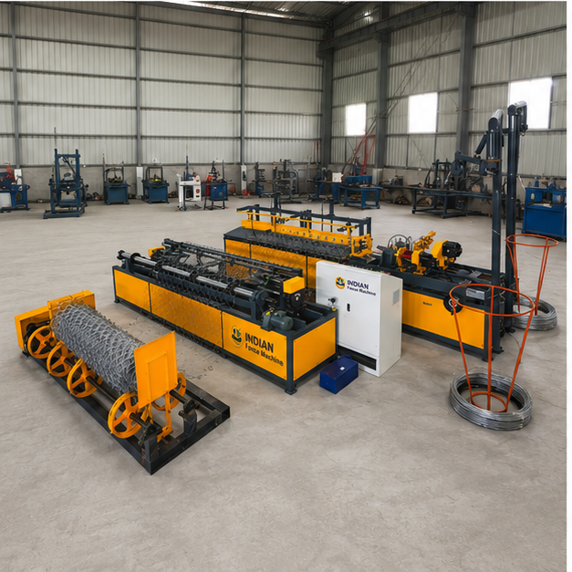 Double Wire Chain Link Fencing Machine