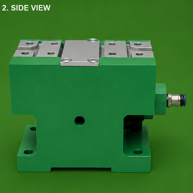 Pneumatic Centering Vice - Air Consumption: Normal