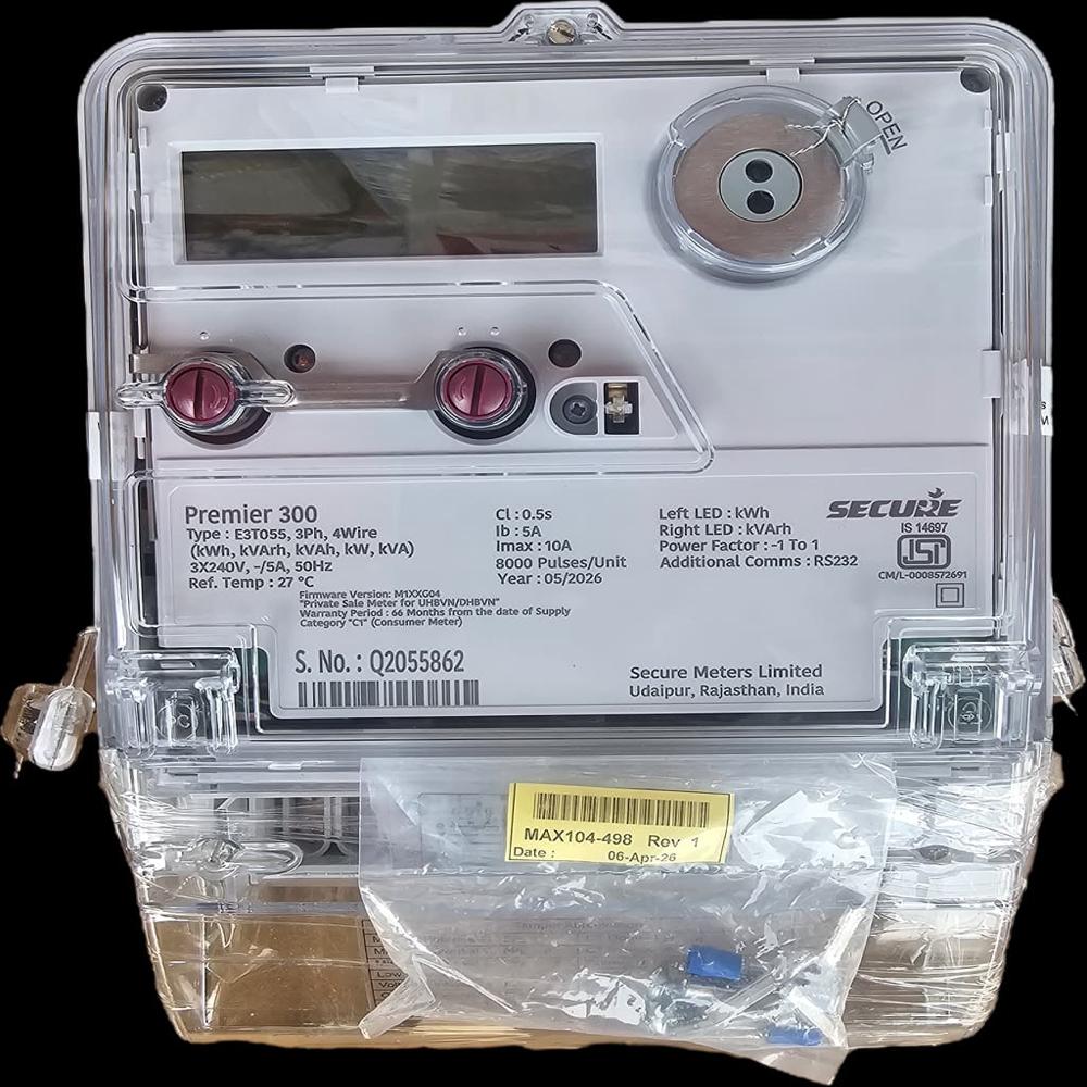 SECURE Premier 300 TVM - DHBVN / UHBVN Approved LTCT Operated Gross Meter