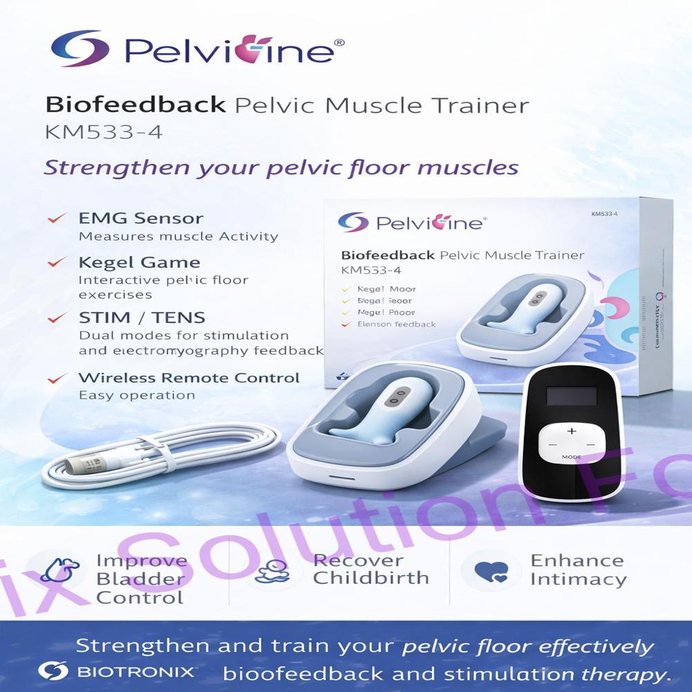 KM-533-4 Smart Women Pelvic Recovery Machine with Biofeedback Analysis
