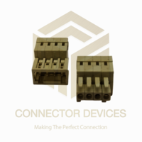 Pluggable Terminal Blocks Xy2505fr-3.5 - Pa66 Insulation, 3.5mm Pitch, Tin-plated Copper Alloy, 8a 300v, Friction Lock