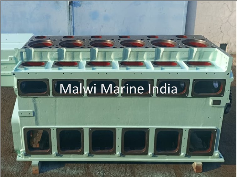 Man - 8L23/30H - 7L23/30H - 6L23/30H - 5L23/30H - Cylinder Block - Engine Frame - Application: Marine