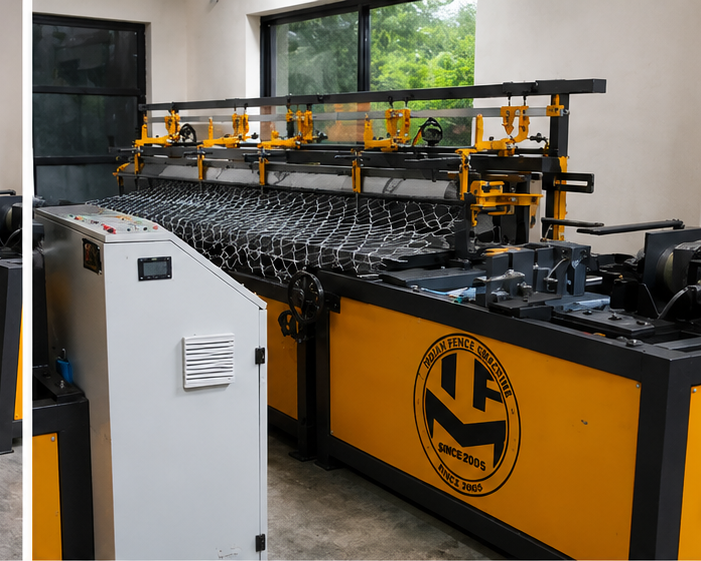 Industrial Fully Automatic Chain Link Fencing Machine