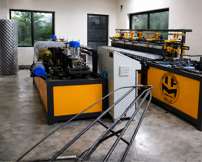 Industrial Fully Automatic Chain Link Fencing Machine