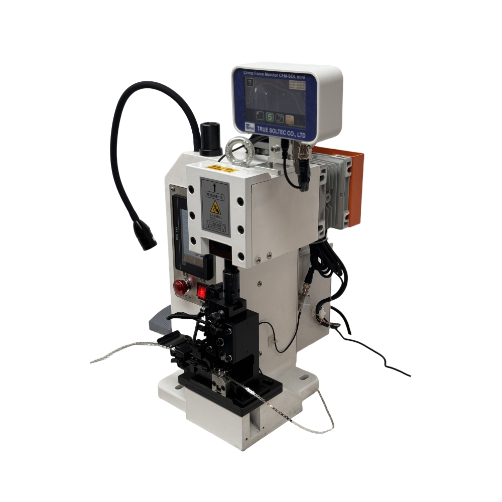 Servo Terminal Machine with CFM Crimping Force Monitor, High Precision Automatic Wire Processing Equipment