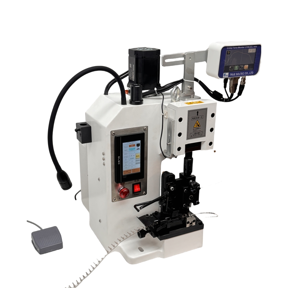 Servo Terminal Machine with CFM Crimping Force Monitor, High Precision Automatic Wire Processing Equipment