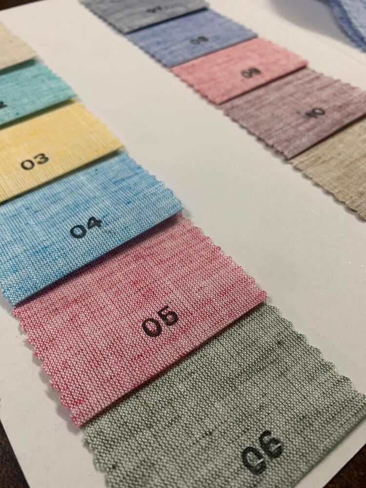 LINEN FEEL SHIRTING FABRIC